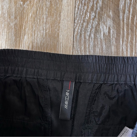 Marc Cain Loose Trousers In Linen Blend Black - Picture 7 of 8